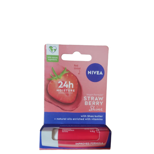 Balsam de buze Nivea Lip Care Strawberry 4,8