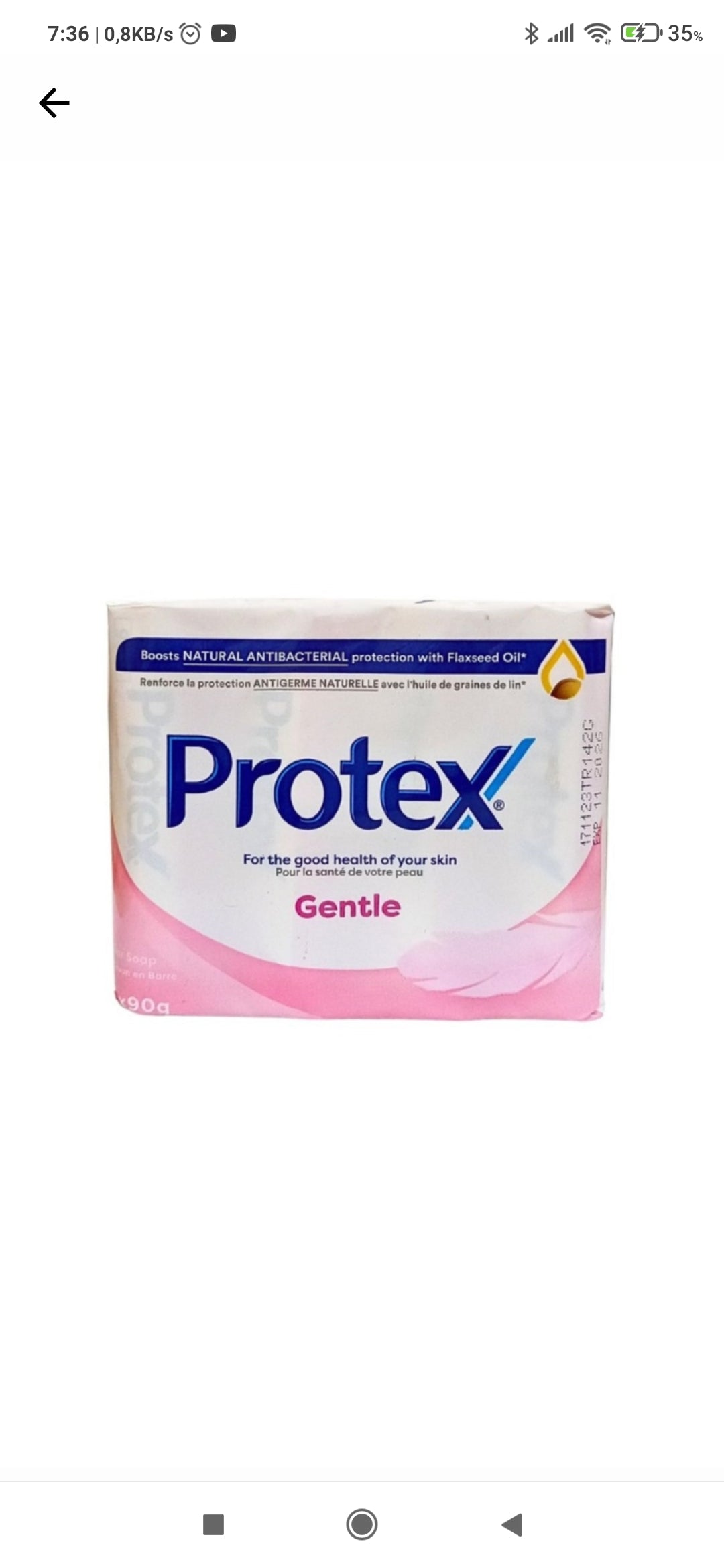 Pachet 4* Săpun solid Protex Gentle, 90g